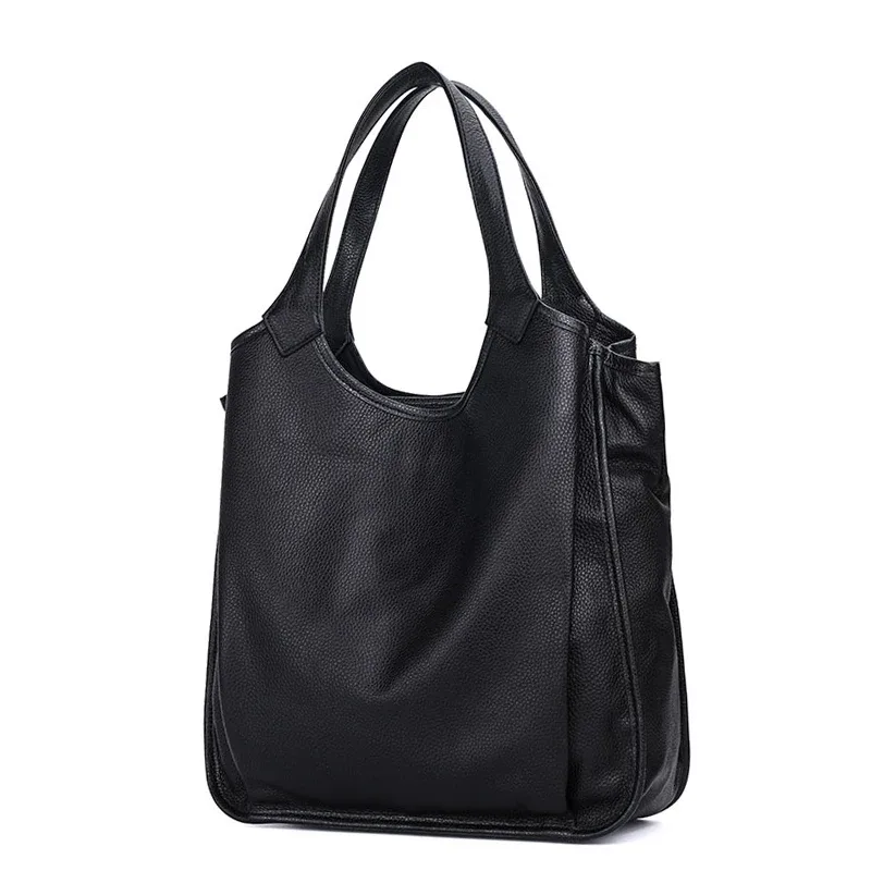 aidrani – sac fourre-tout en cuir de vache véritable pour femmes, sac à bandoulière en cuir souple de grande capacité, sac à main pour le bureau et les déplacements quotidiens