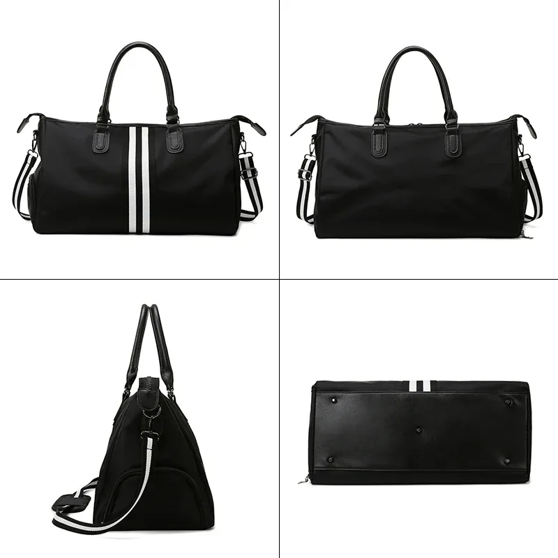 sac de voyage personnalisé pour hommes et femmes, sacs à main d'entraînement sportif, sac de yoga, sac de week-end étanche, logo personnalisé, motif de nom
