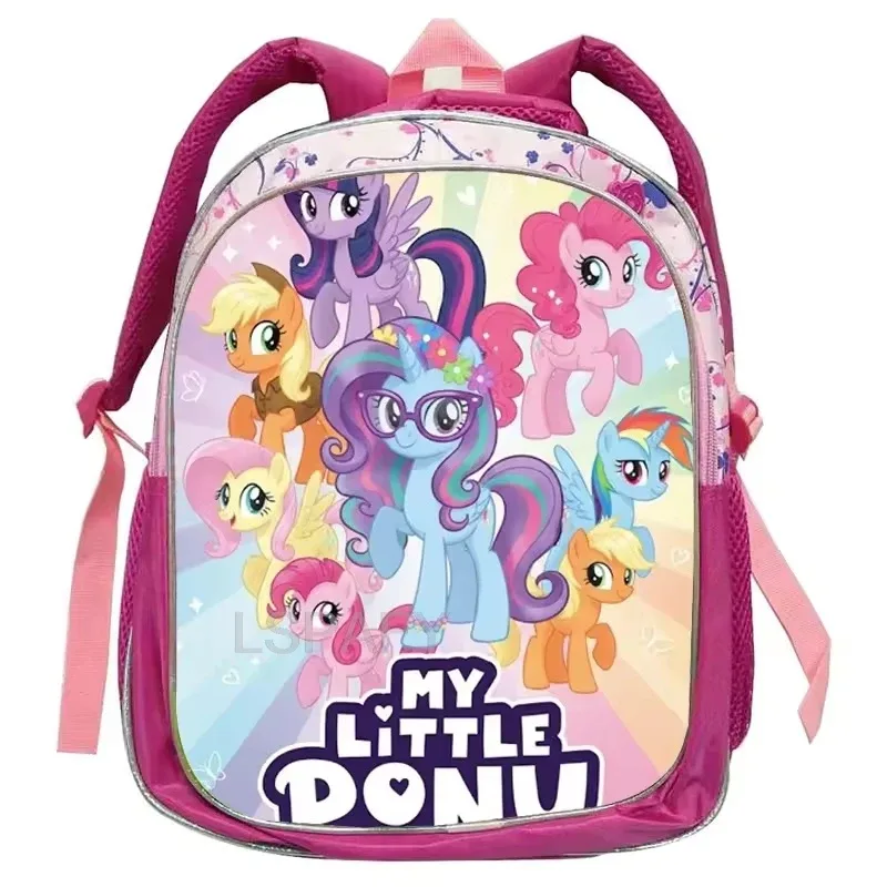 nouveau sac à dos scolaire mignon my little pony pour étudiants, licorne twilight, grande capacité, réduction de la charge, cadeau d'anniversaire