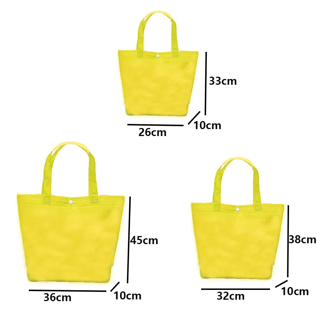 sac à main solide avec bouton pour femme, fourre-tout de grande capacité, sac d'épicerie, cadeau réutilisable, sacoche de rangement portable