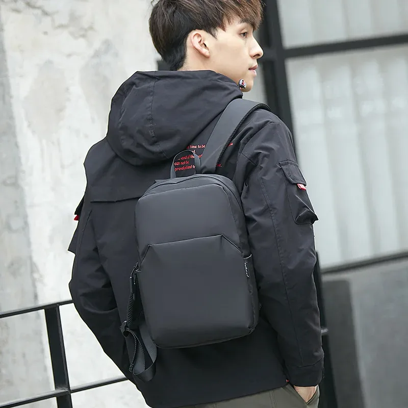 mini toile hommes sac à dos mode noir sac à dos sac d'école pour homme petit japonais mâle sac à dos voyage sacs à dos imperméables
