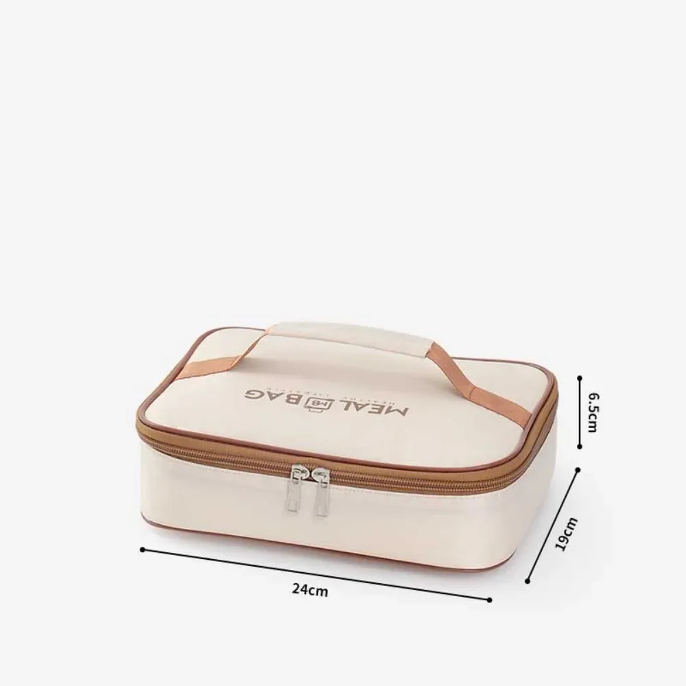 nouveau sac de rangement de boîte à déjeuner en papier d'aluminium, sac d'isolation thermique isolé oxford, sac thermique de grande capacité pour aliments, pique-nique