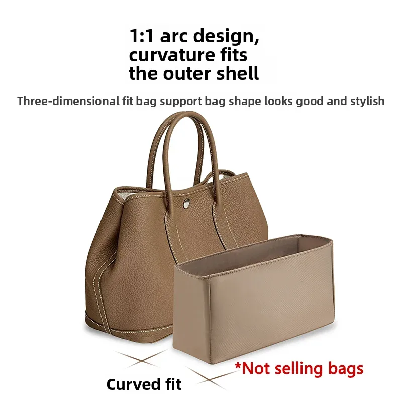 insert organisateur de sac pour fête dans le jardin 30 36, rangement en nylon, support de sac durable, rangement, modification intérieure, accessoires de sac