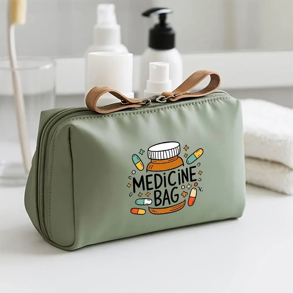 sac de rangement pour étiquettes de médicaments, cadeau compact pour médecin/infirmière, idéal pour l'hôpital, les voyages, les anniversaires ou les cadeaux d'anniversaire de mariage.