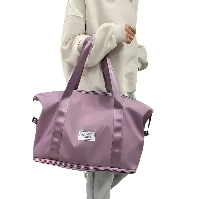 Sac de voyage extensible grande capacité, sac de sport et de fitness résistant à l'eau, sac de voyage décontracté