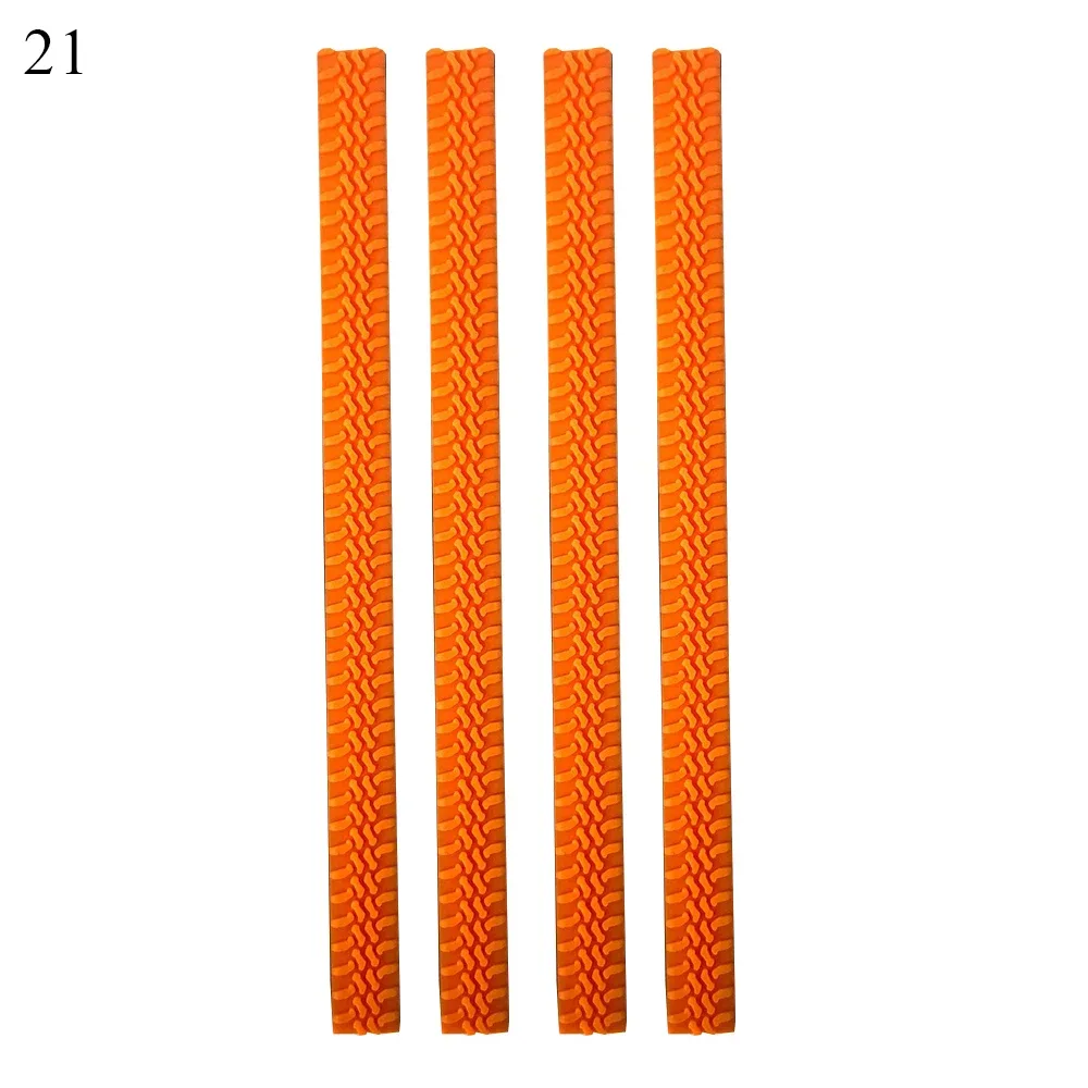 protection roues silicone texturée caoutchouc multicolores semi-circulaire accessoire bagage antichoc voyage trame imprimante pneu
