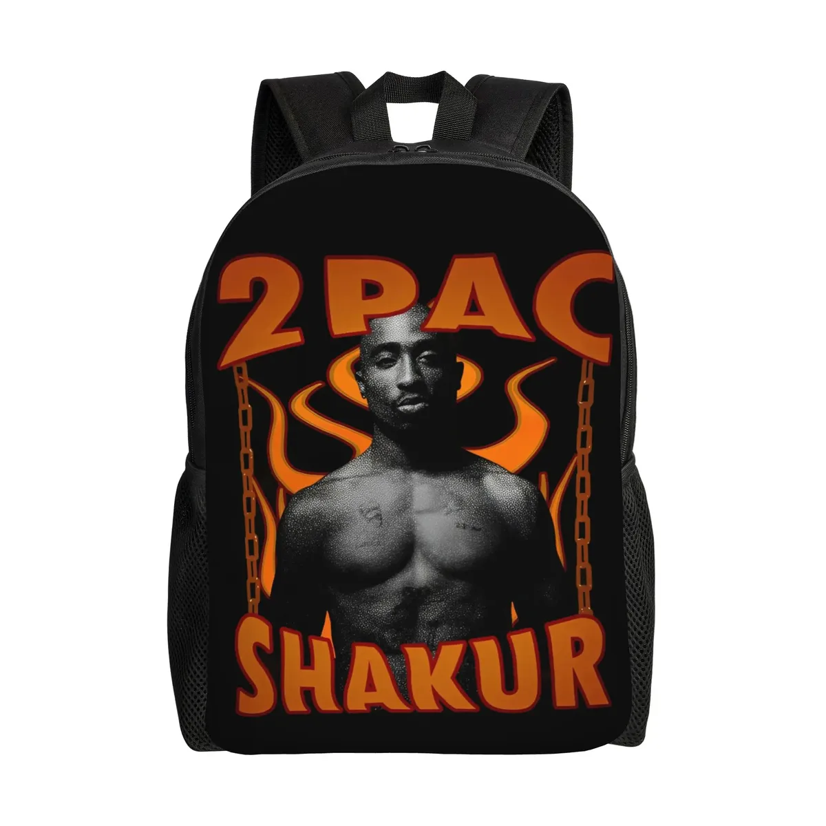 sac à dos populaire du rappeur 2pac pour hommes et femmes, sac à dos cool pour le lycée, la randonnée, les voyages, sac à dos en toile tupac pour l'université, cadeau