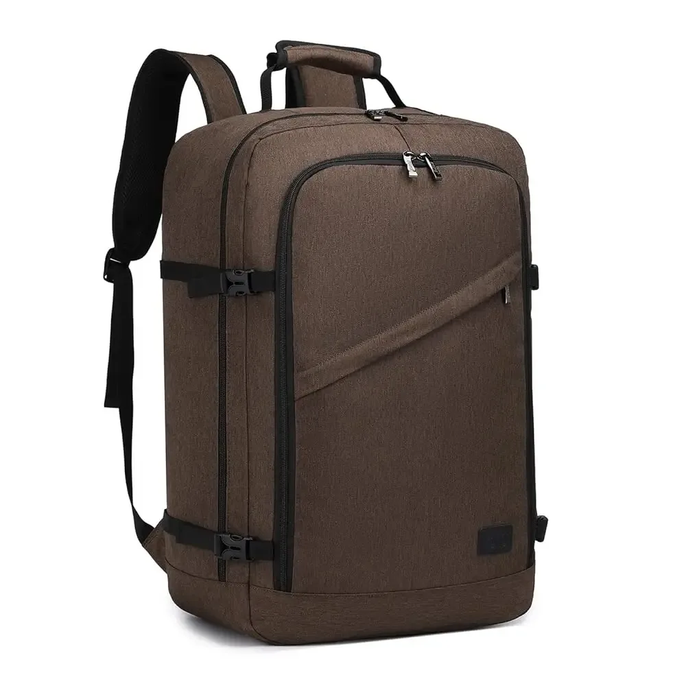 kono sac de cabine 40x20x25 cm pour sac à dos de bagage à main ryanair sous le siège, taille cabine 20l noir minimaliste