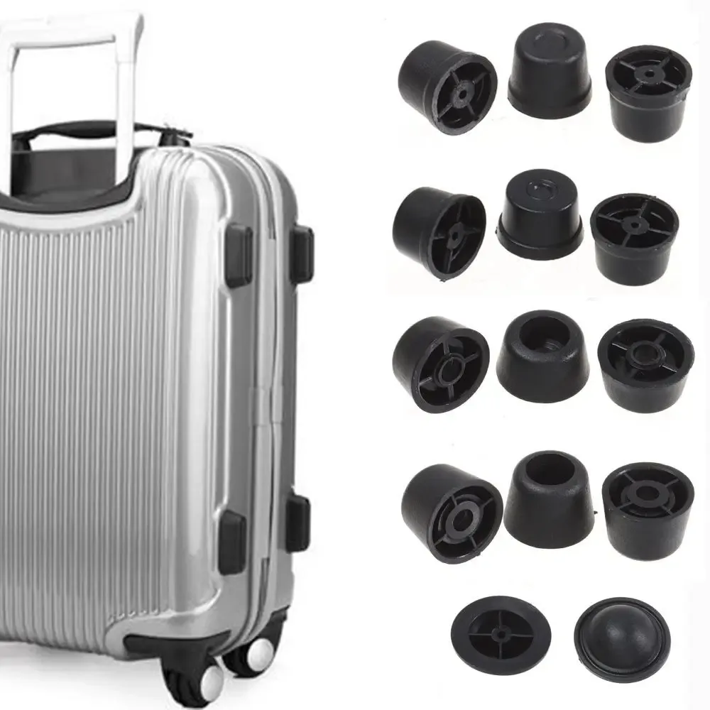 lot de 10 coussinets en plastique pour bagages, 13 styles, bricolage artisanal, sac noir, remplacement, valise, support, goujon