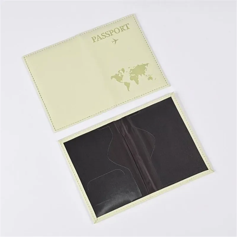 plan aérien accessoires de voyage porte-passeport couverture d'identité femmes hommes portable rose carte bancaire passeport affaires portefeuille en polyuréthane étui titulaire