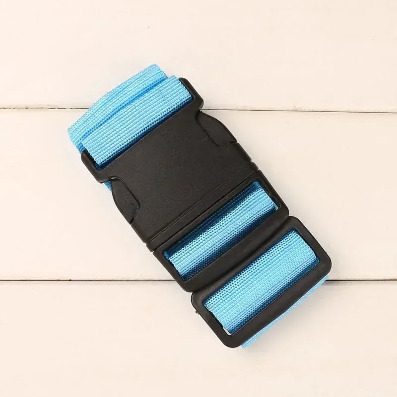 sangle de bagage réglable en nylon de 2m, ceinture croisée pour emballage de valise de voyage, accessoires de sac de camping, 1 pièce