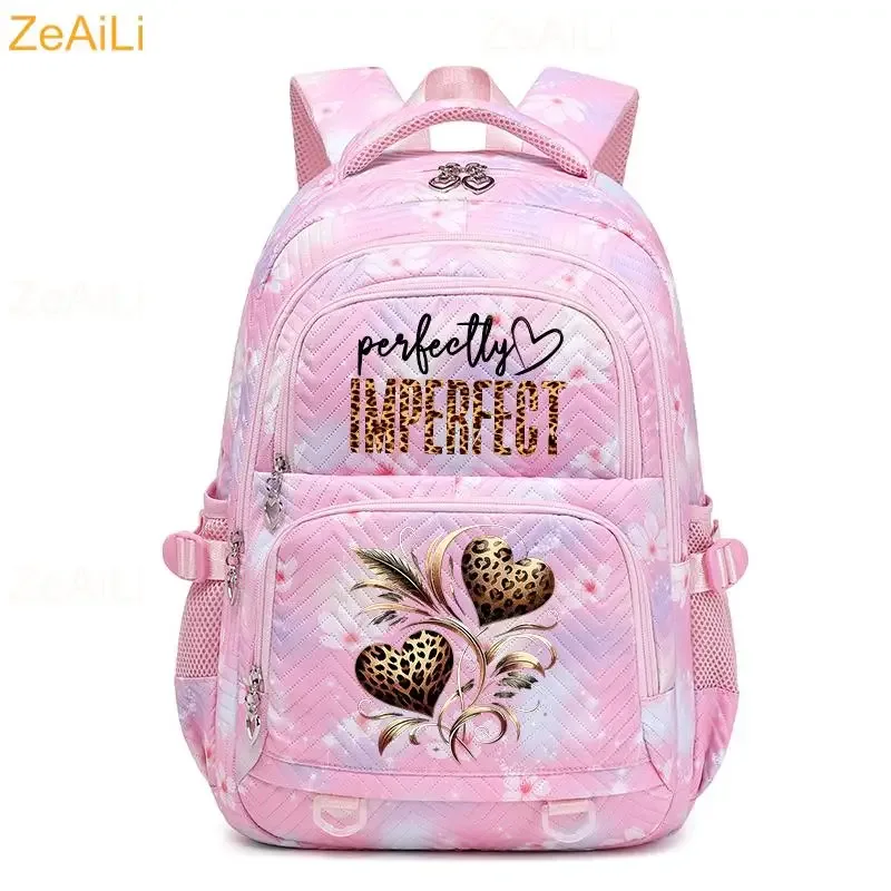 sac à dos imperméable pour femmes, motif libellule et floral, sac de voyage pour adolescentes, cartable pour adolescentes, mochila