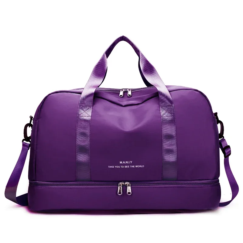 sac de voyage extensible pour femmes, sac à main de sport, sac de fitness, grande capacité, sac de nuit pour week-end à une épaule
