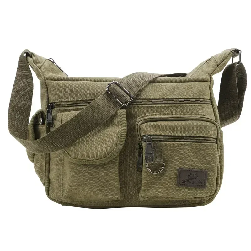 sac à bandoulière en toile pour homme, sac messager de luxe, sac fourre-tout décontracté unisexe, sac de voyage, sac bandoulière de haute qualité, sac de poitrine