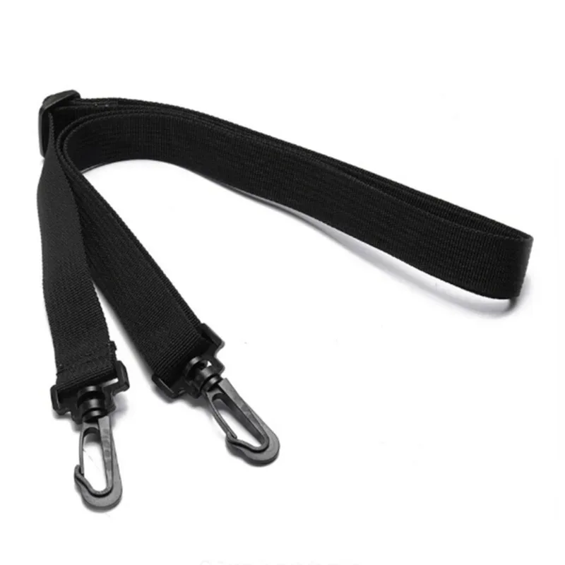 sangle de sac en nylon noir pour hommes, 1/2/3 pièces, sangle d'épaule solide, pour mallette, sacoche pour ordinateur portable, accessoire de sac