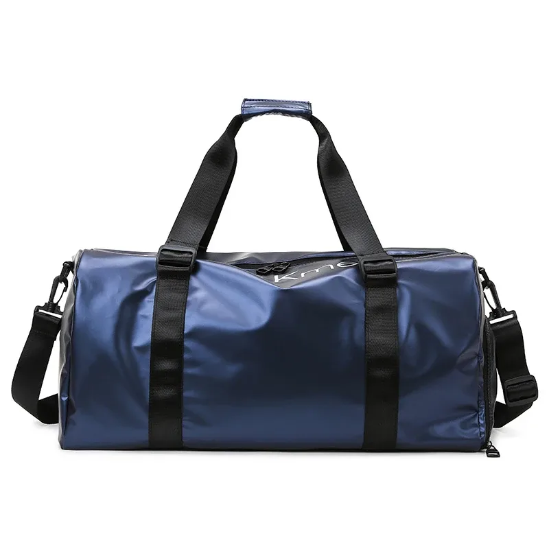 sac de voyage à bandoulière grande capacité pour hommes et femmes avec pochette pour trolley, compartiment sec/humide séparé, sac de sport, de gym, de natation, sac de voyage portable