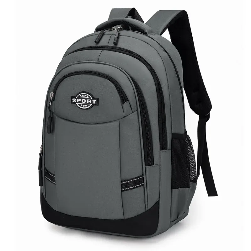 le plus récent sac à dos de style décontracté pour hommes, sac à dos pour ordinateur portable d'affaires, sac de voyage en plein air, sacs à double épaule pour collège et lycée