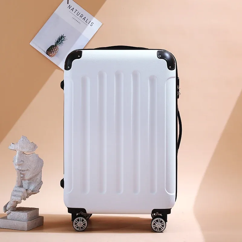valise abs toupie lilas argentée dorée rose pastel vert menthe voyage trousse toilette leger grande capacite