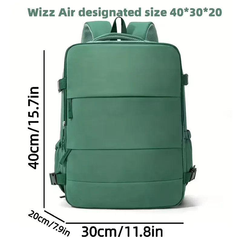 sac à dos de voyage extra large - bagage cabine approuvé par les compagnies aériennes - sac à dos multifonctionnel pour ordinateur portable pour les vols économiques de wizz air et easyjet