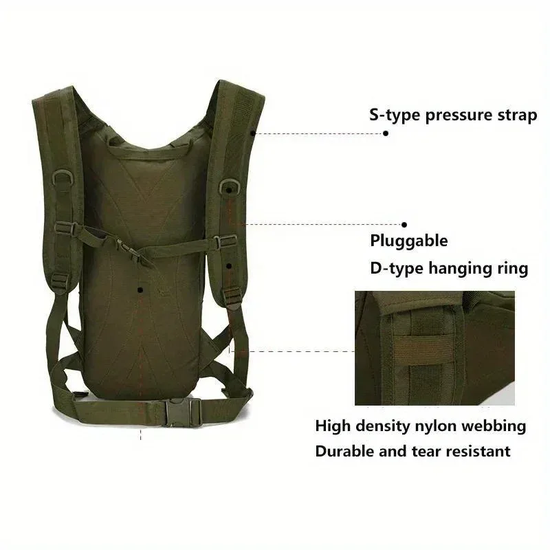 sac à dos tactique molle 15l, pour sports de plein air, vélo, cyclisme, escalade, randonnée, camping