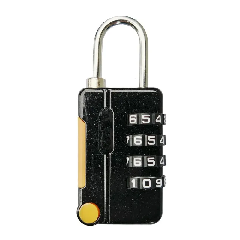 cadenas combiné numérique métallique noir orange voyage sacoche sport école armure compact elégant tsa
