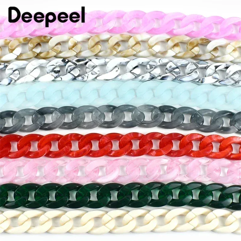 deepeel – sangles de sacs en acrylique coloré, 60cm, chaînes de sac à main, sangle d'épaule, pièces de rechange, accessoires de quincaillerie de bricolage, 1 à 5 pièces