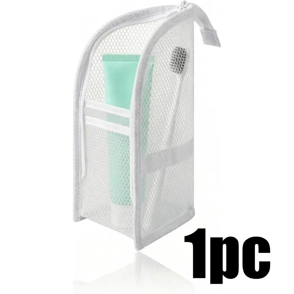 trousse toilette eva imperméable maille pvc classique rose gris blanc noir compartiments vertical organisation hygiene voyage cosmétiques