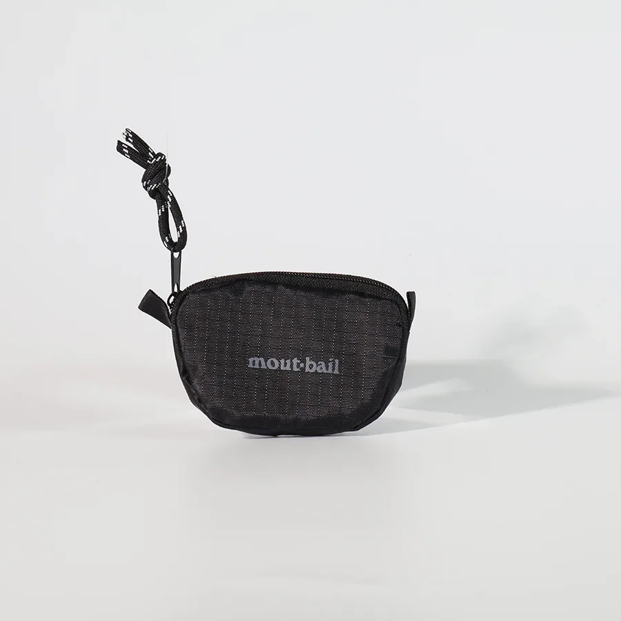 porte-monnaie léger d'extérieur avec fermeture éclair, mini sac de rangement pour écouteurs, petit sac suspendu pour clés et cartes, en tissu oxford neutre et minimaliste