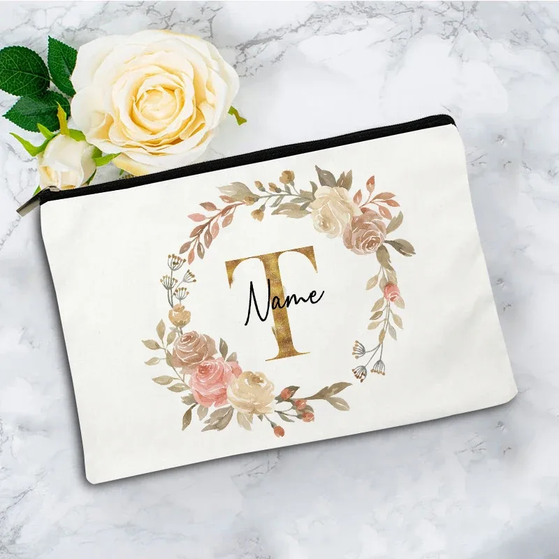 pochette à cosmétiques personnalisée pour mariage, pochette à cosmétiques pour fête, pochette à cosmétiques individuelle, sac de maquillage en toile de voyage, organisateur, cadeaux pour femme