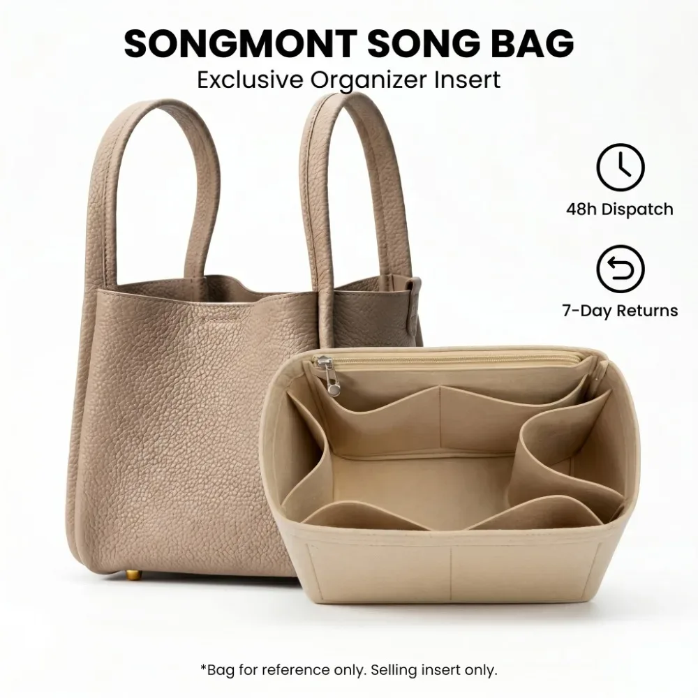 organisateur de sac en feutre, insert de sac à main, pochette de rangement pour panier à légumes, doublure intérieure multi-usages anti-usure
