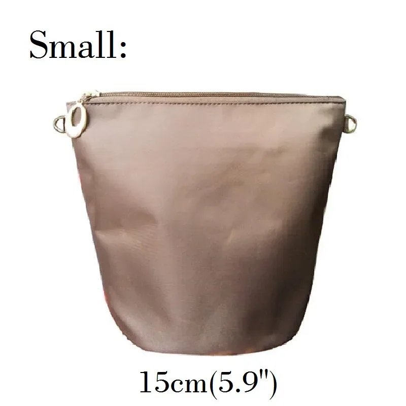 sac organisateur pour sac à main seau, inserts de sac seau (abricot, noir, café)