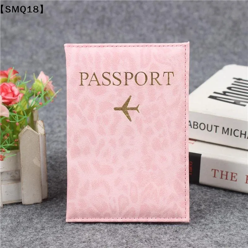 housse de passeport en cuir pu pour hommes et femmes, organisateur, porte-cartes de protection, couvertures de documents d'identité, étui de passeport de voyage, 1 pièce【smq】