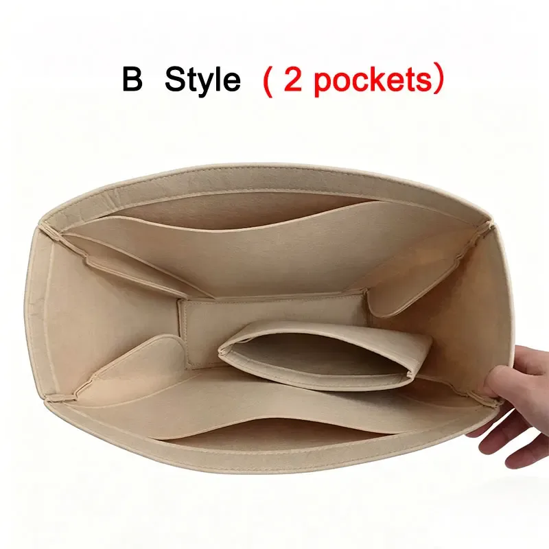 doublure d'insertion d'organisateur de sac adaptée pour mini fourre-tout cyme ou cyme, pochette de rangement de sac et sac à main de doublure intérieure d'organisation, garde le façonneur