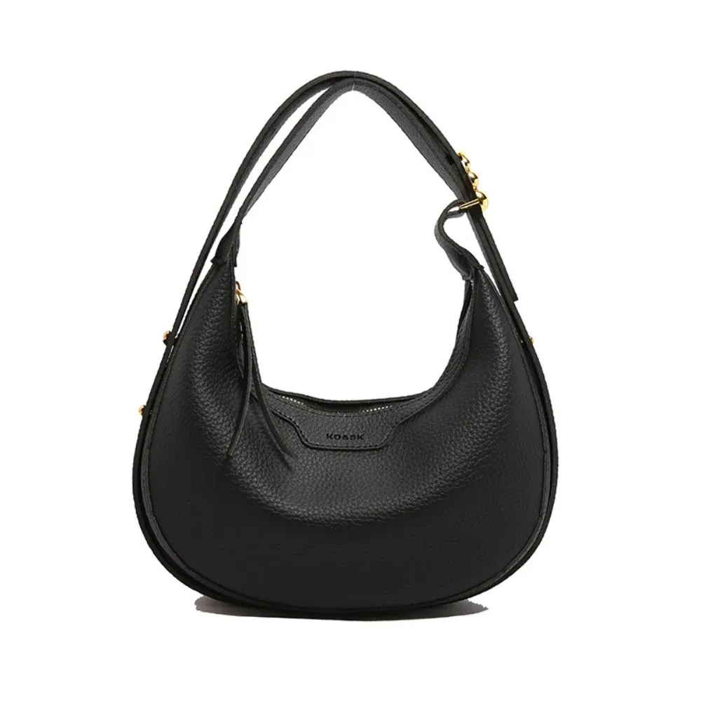 sac à main sous les bras pour femme, motif lichee, cuir pu, sacs initiés, grande capacité, mode