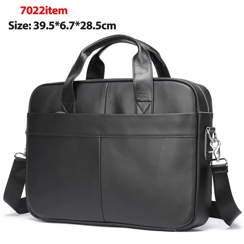 westal sac pour hommes en cuir véritable hommes porte-documents pour ordinateur portable 14 messager hommes sac en cuir portefeuille d'affaires pour document a4 7022