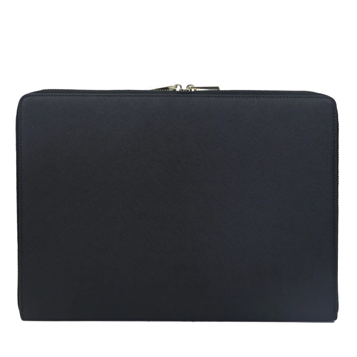 saffiano – pochette en cuir pu pour ordinateur portable, nom personnalisé, pour macbook 13 pouces, pochette d'ordinateur de voyage, housse de protection unisexe