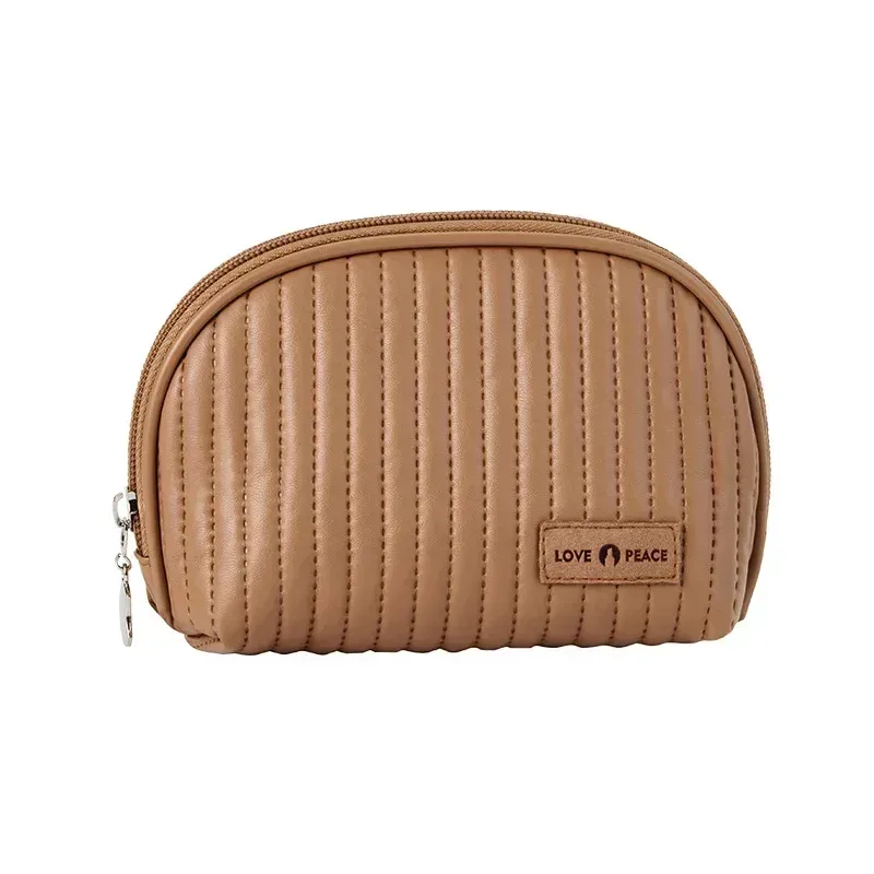 sac de maquillage mignon de style coréen, organisateur de cosmétiques, sac de rangement en pu pour femmes, pour brosse à rouge à lèvres