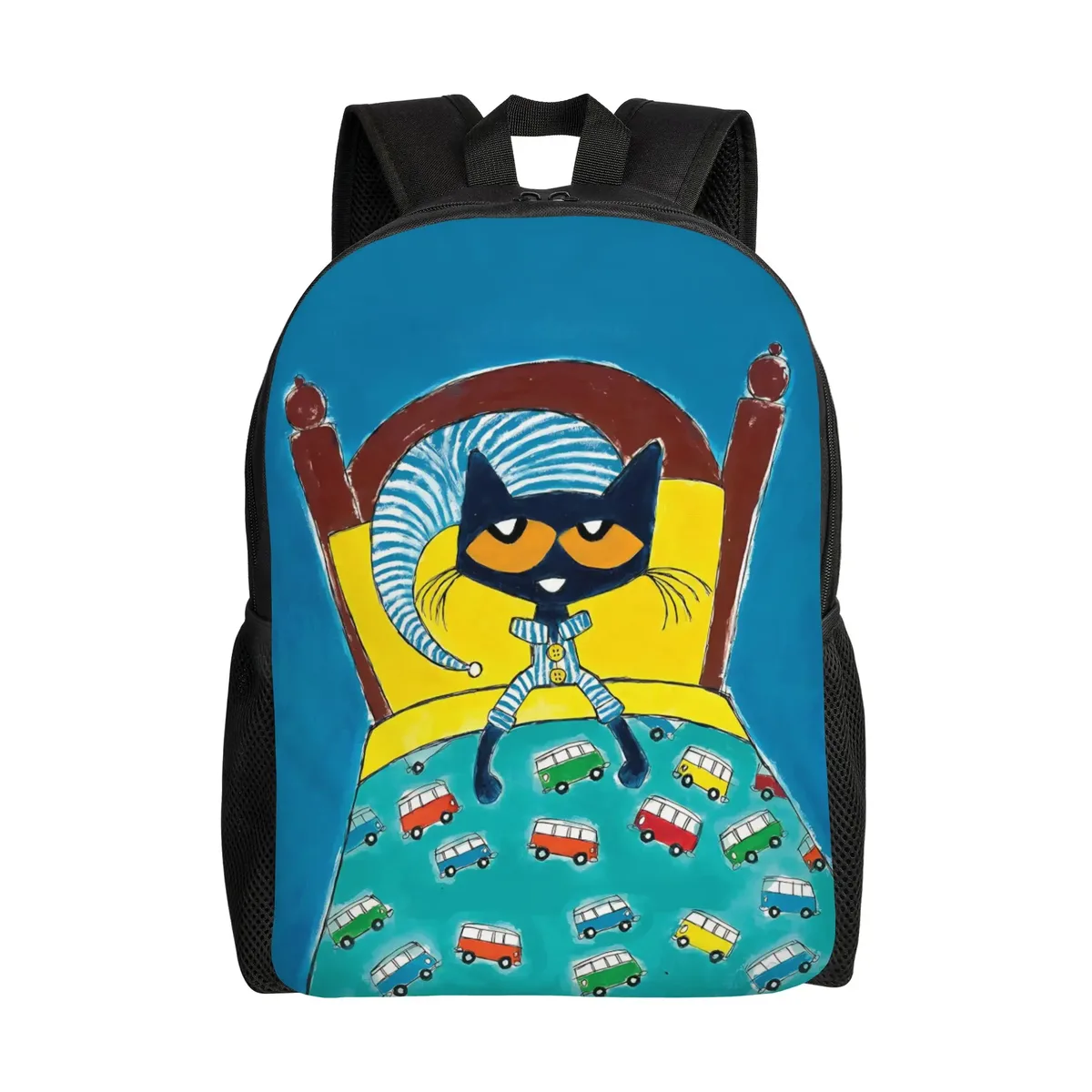 sac à dos classique petes cartoon cats, cadeau idéal pour le lycée, les affaires, sac à dos mignon pour hommes et femmes, sacs en toile pour l'université.