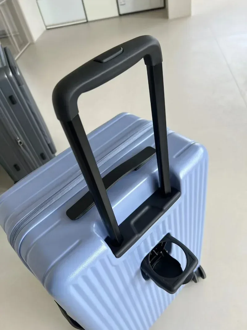valise de voyage légère à roulettes, extensible et multifonctionnelle, à coque rigide en pc de 20 pouces, à ouverture frontale, 2025