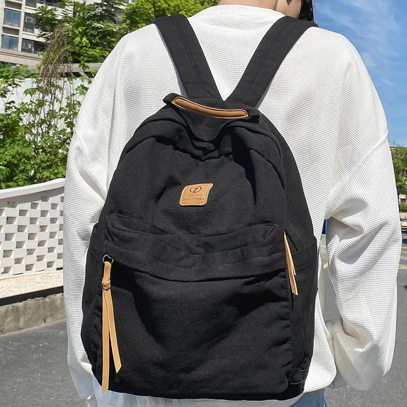 fille sac d'école nouvelle mode étudiant vintage femmes sac à dos toile femme pochette d'ordinateur voyage kawaii dames sac à dos