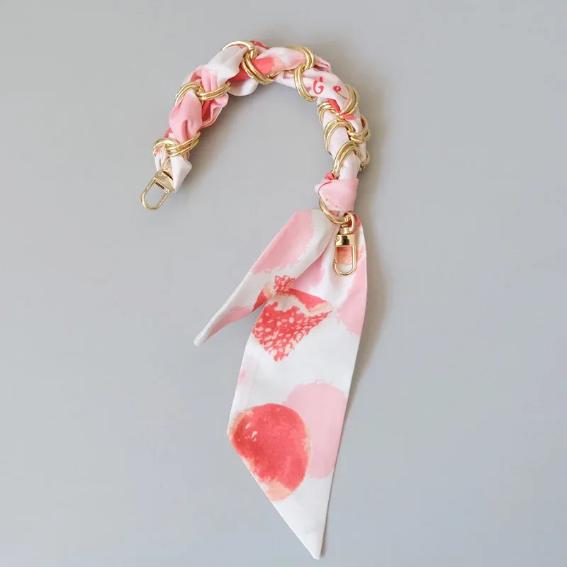 pièces d'accessoires de sac à main pour femmes, sangles florales rouges mignonnes, poignées de rechange amovibles, bricolage, printemps, automne, nouvelle mode
