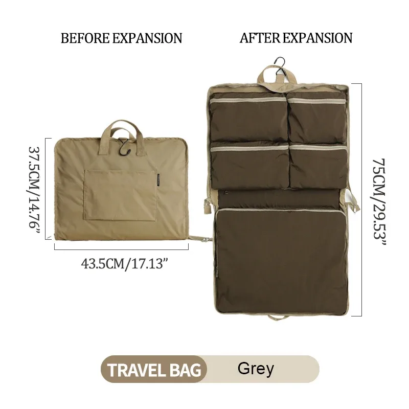 sac fourre-tout de voyage léger 6 en 1 pour femmes et hommes adultes, sac à main pliable de rangement de bagages à main pour voyage camping en plein air