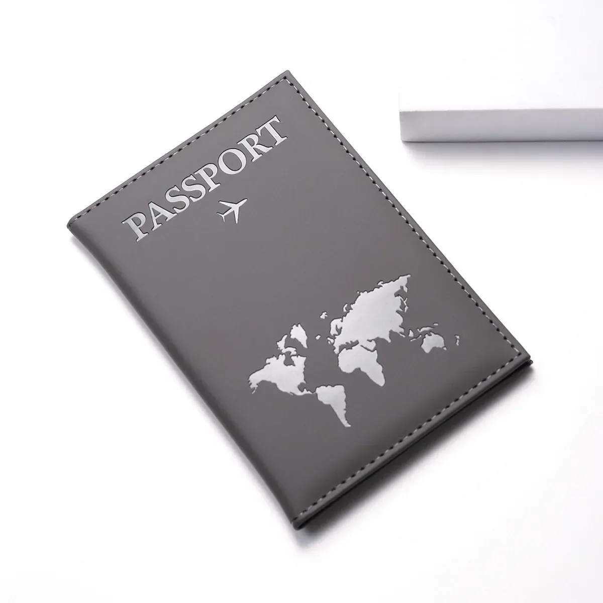 couverture de passeport de voyage pour femmes, motif marbre rose, sac porte-passeport, étuis de crédit, accessoires essentiels de protection pour billets fins