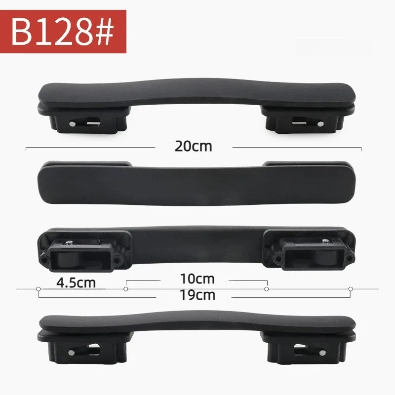poignée remplacement plastique noire confortable remplacement valise bagage utilisation long terme installation facile bricolage