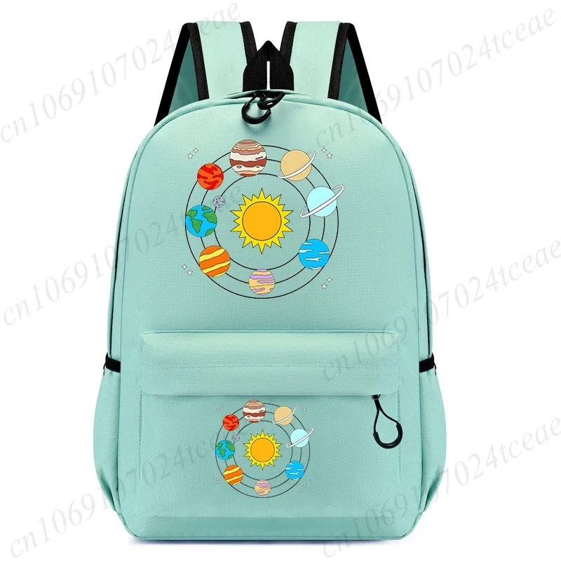 nouveau sac à dos pour enfants, sac d'école imprimé planètes et étoiles, sac de voyage pour enfants, sacs d'école maternelle