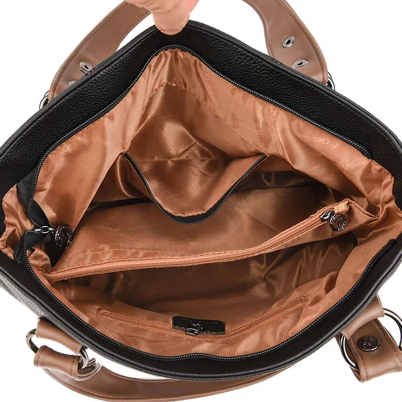 sacs à main en cuir véritable pour femmes, marque de créateur de luxe, haute qualité, initié, grande capacité, sacs à bandoulière pour femmes, sac fourre-tout