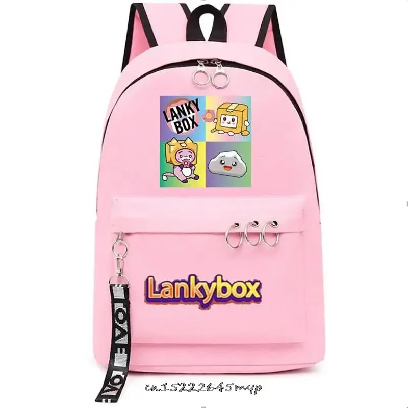sac dos nylon fleurs dessin animé bleu noir rose galaxie personnages mignons poche latérale fermeture glissière usage voyage capacité grande