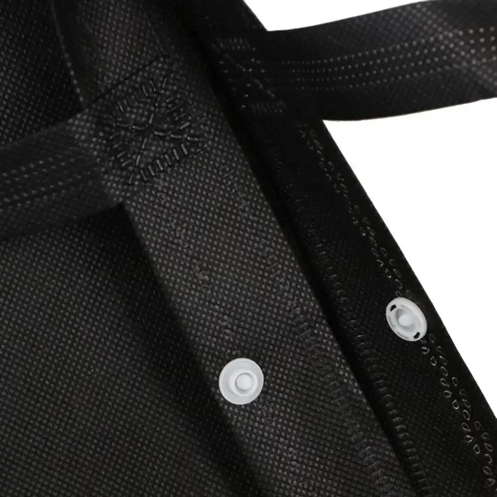 sac fourre-tout en toile écologique réutilisable et portable pour femmes, sac de shopping en tissu non tissé, sac de rangement pour épicerie