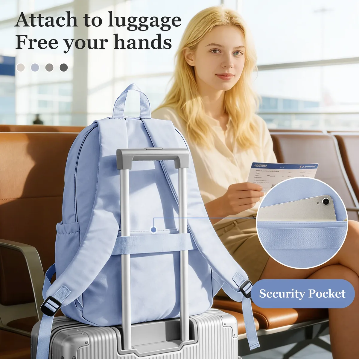 sac à dos scolaire pour adolescentes et adolescents, sac à dos pour l'université, sac à dos pour ordinateur portable pour femmes, sac à dos léger et décontracté pour le travail
