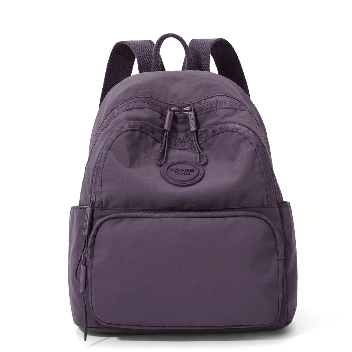 sac à dos simple de style coréen pour femmes, couleur unie, tendance, grande capacité, sacs à bandoulière pour étudiants